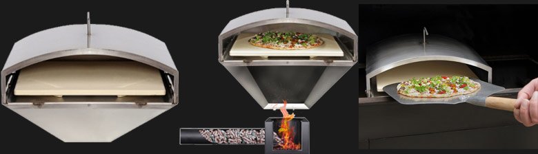 Wood-Fired Pizza Attachment - Green Mountain Grills @ Sunset Feed Miami