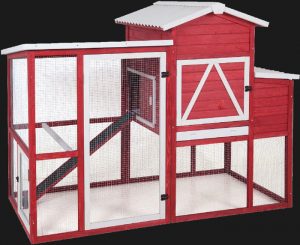 precision pet red barn ranch chicken coop @ sunset feed miami