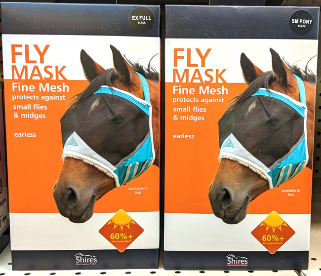 shires fly masks @ sunset feed miami