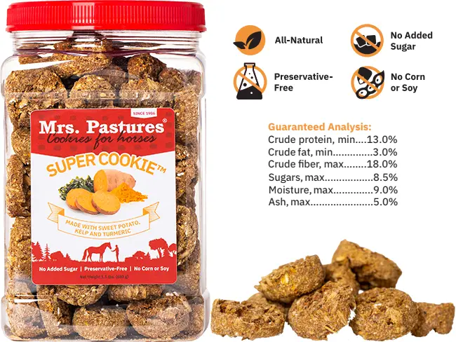 Mrs. Pastures Super Cookies for Horses @ Sunset Feed Miami