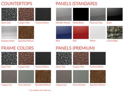 Grill Colors and Textures