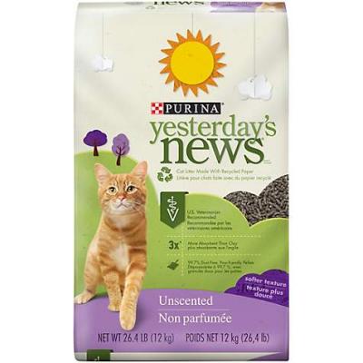 Purina Yesterday’s News® Brand Softer Texture Unscented Cat Litter
