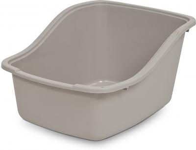 petmate hiback litter pan grey